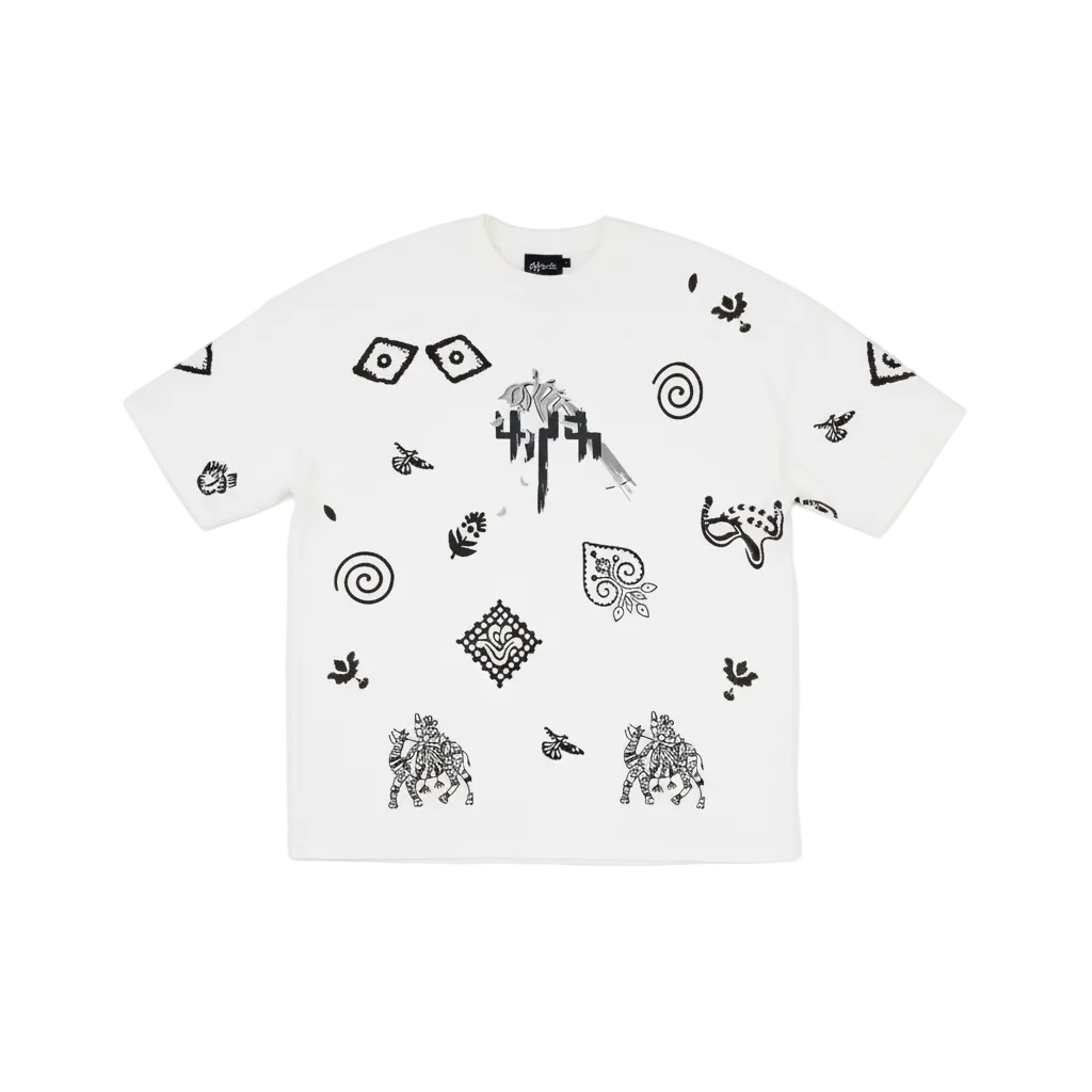 LSD' Blockprint T-shirt by FARAK