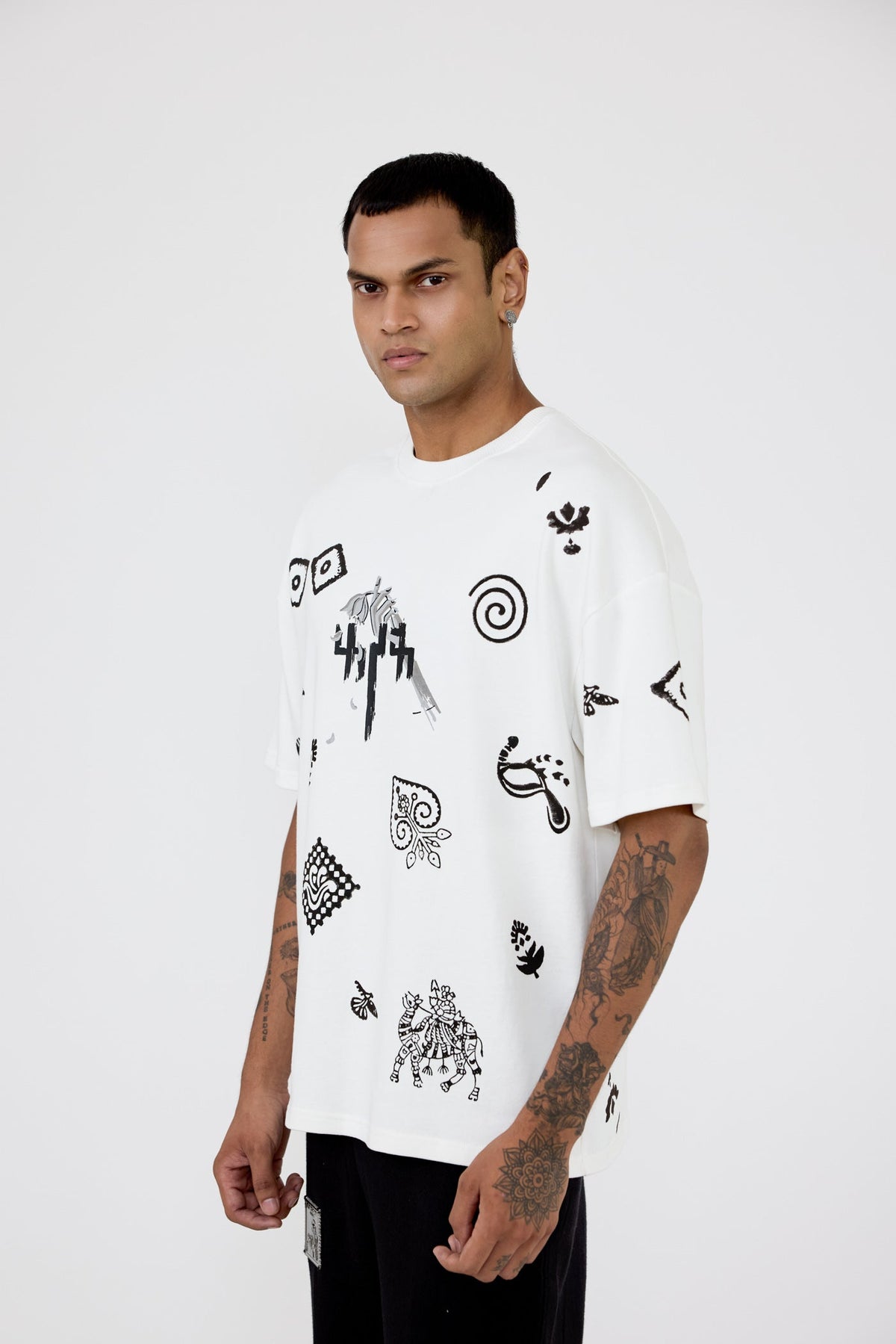 LSD' Blockprint T-shirt by FARAK