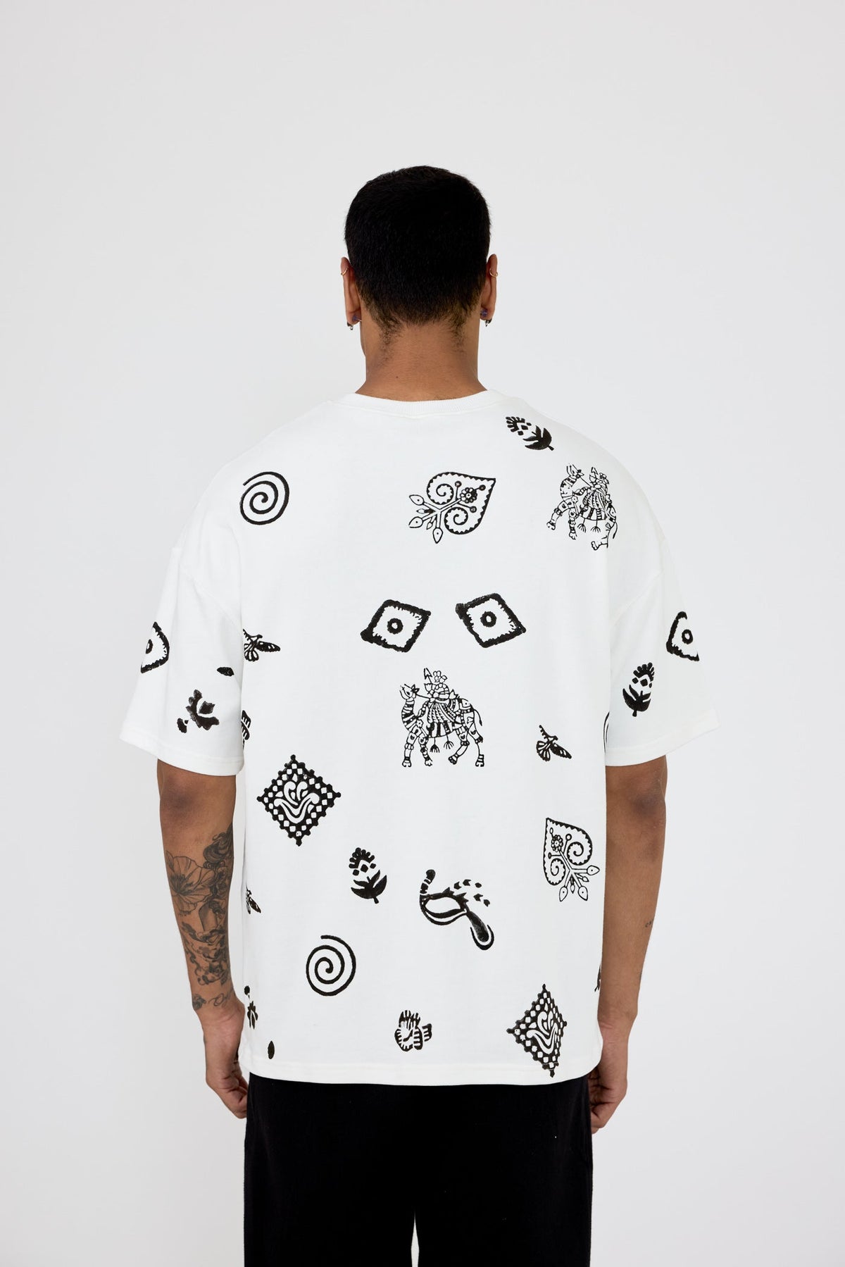 LSD' Blockprint T-shirt by FARAK