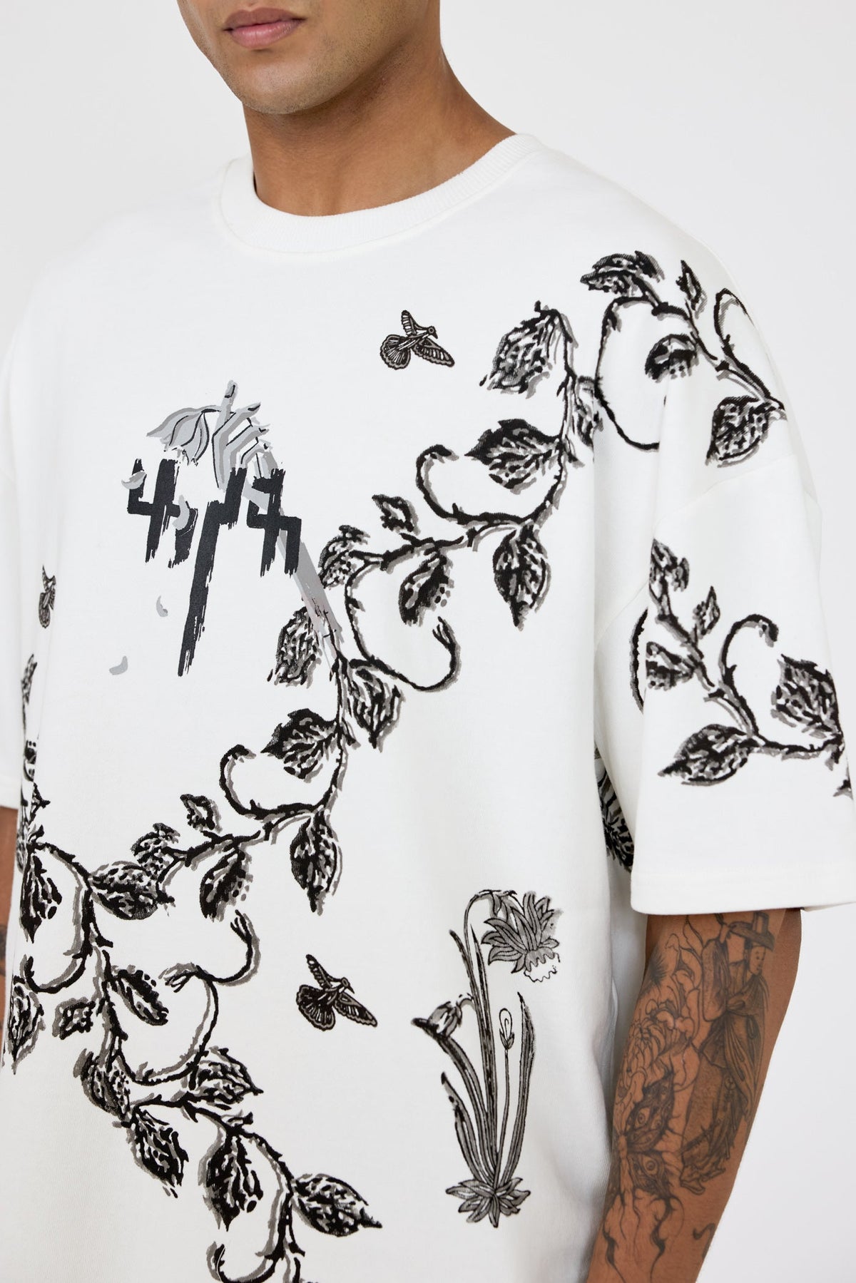 Baagh' Blockprint T-shirt by FARAK