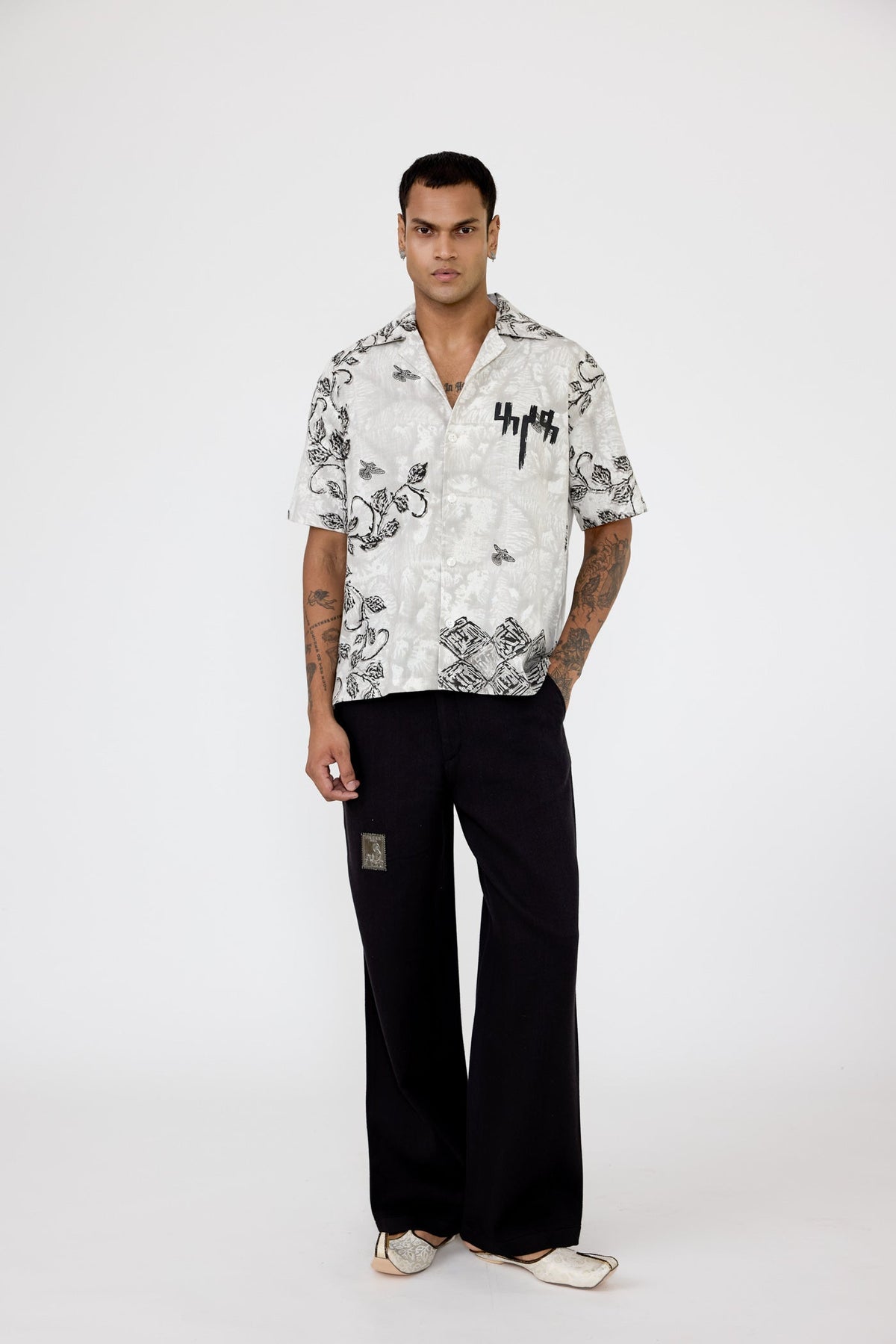 Baagh' Blockprint Shirt by FARAK