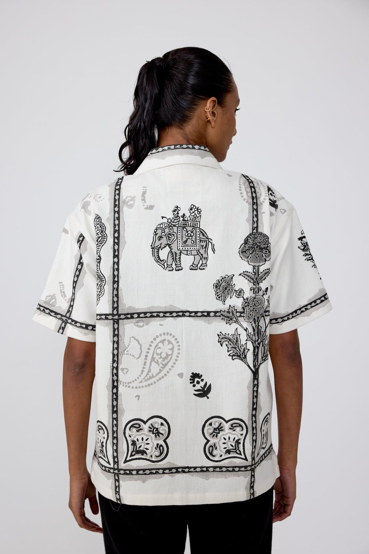 Greyscale handmade Shirt by FARAK
