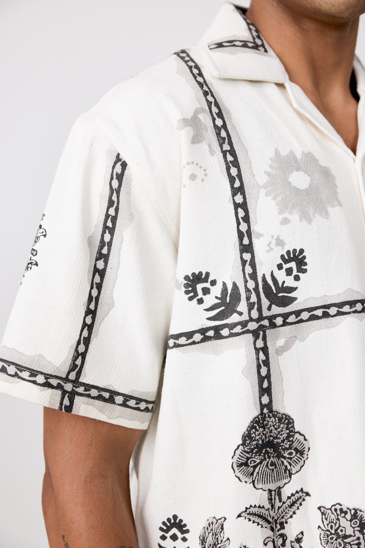 Greyscale handmade Shirt by FARAK