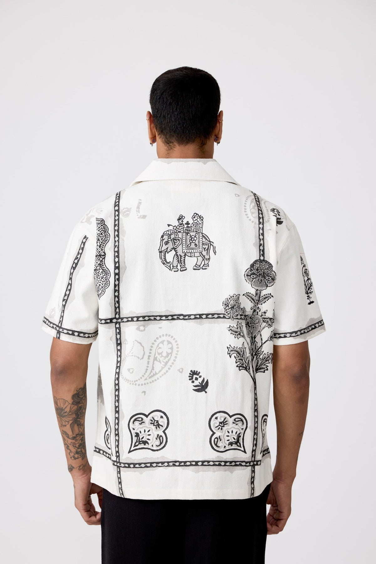 Greyscale handmade Shirt by FARAK