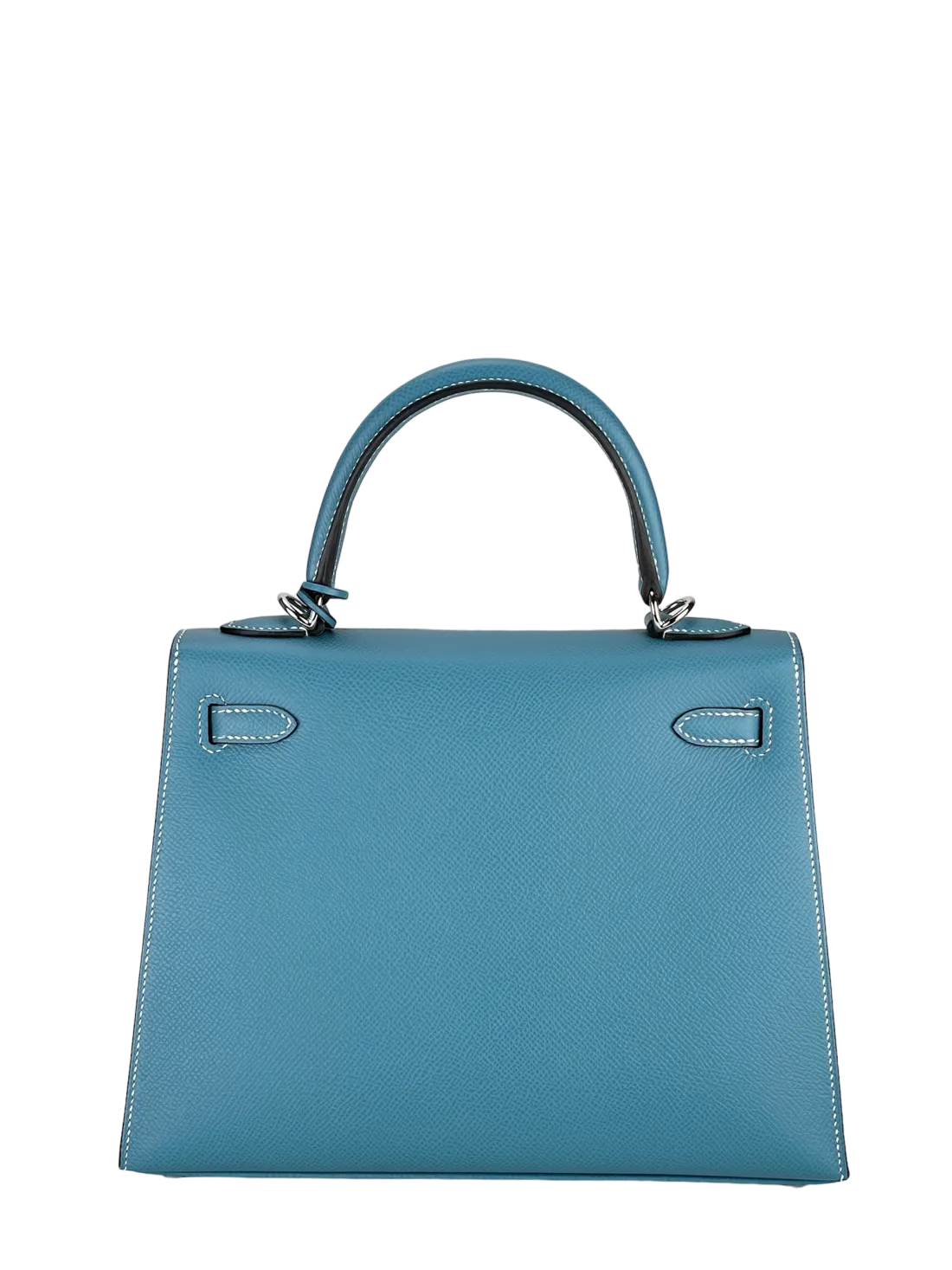 Hermès Kelly 25 – New Blue Jean Epsom Leather with Palladium Hardware - Zeuskicks