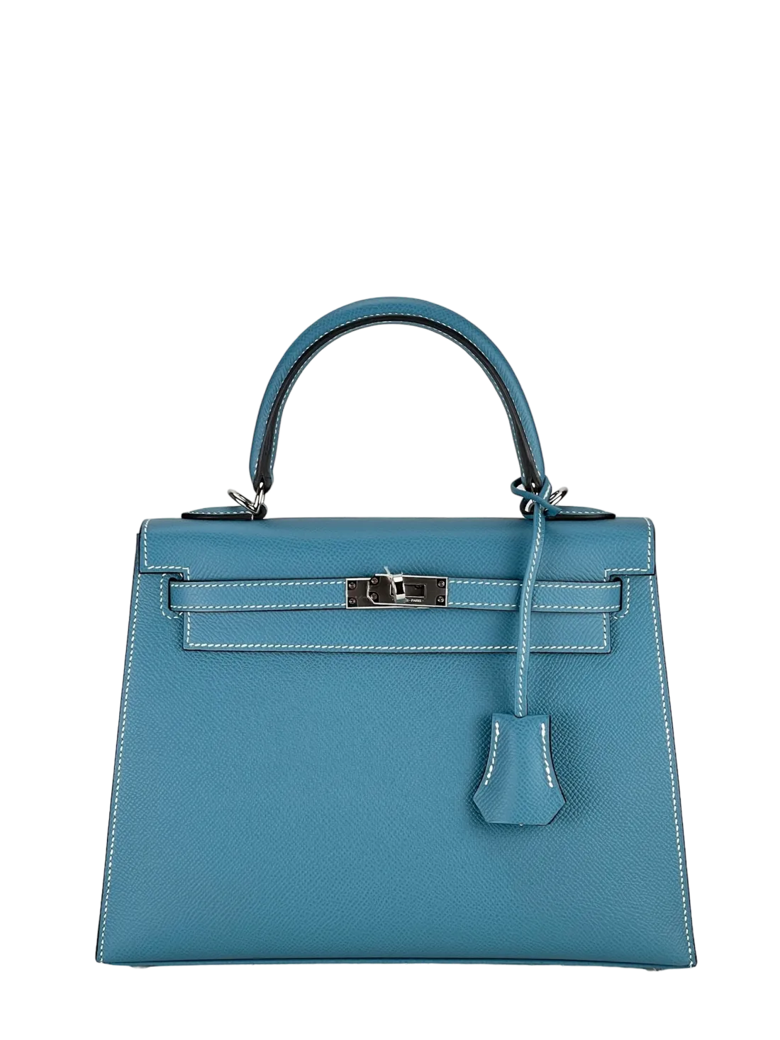 Hermès Kelly 25 – New Blue Jean Epsom Leather with Palladium Hardware - Zeuskicks