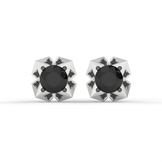 PRISM STUDS (Black) by The Noble Sculptor