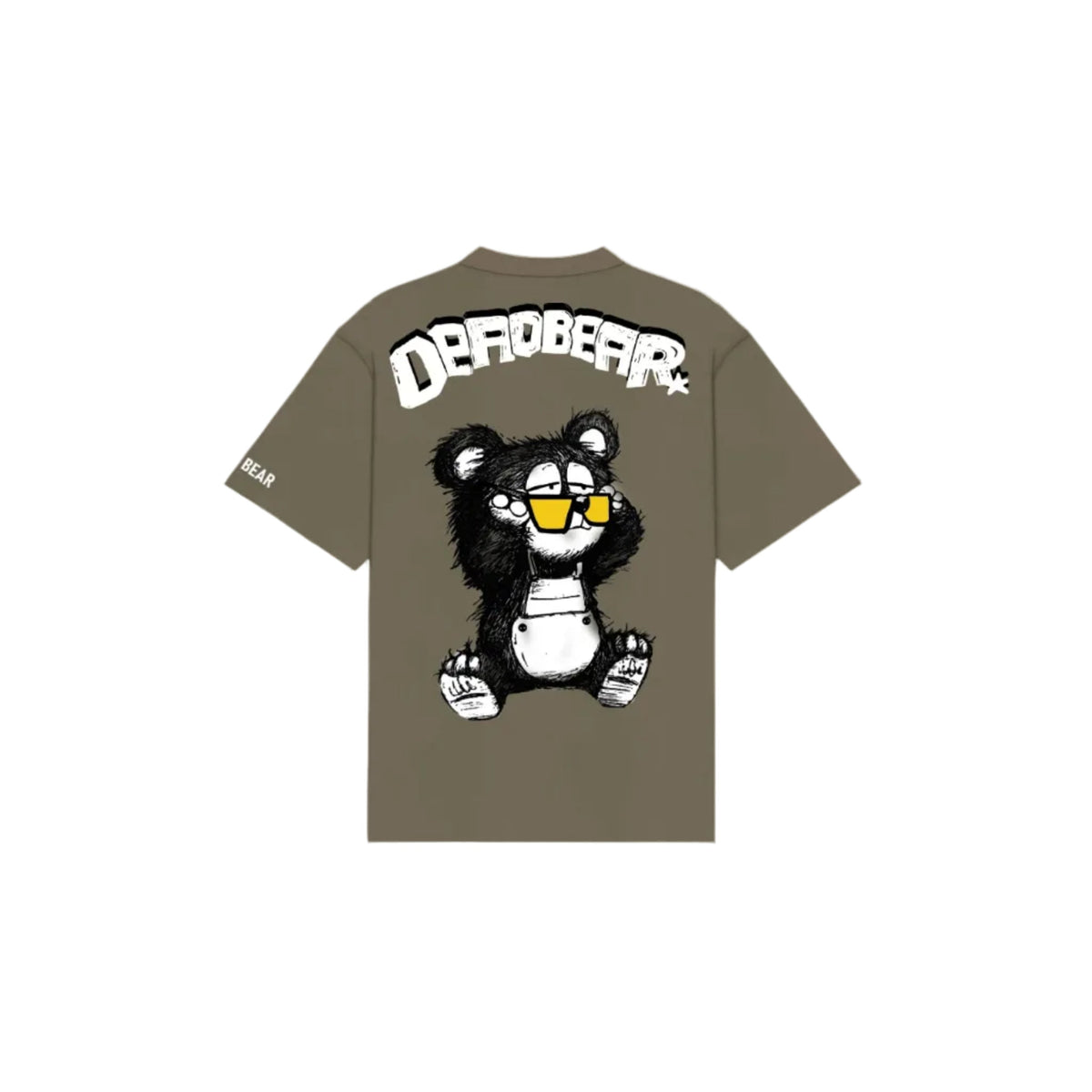 Scribbled Bear Tee Brown by DEADBEAR