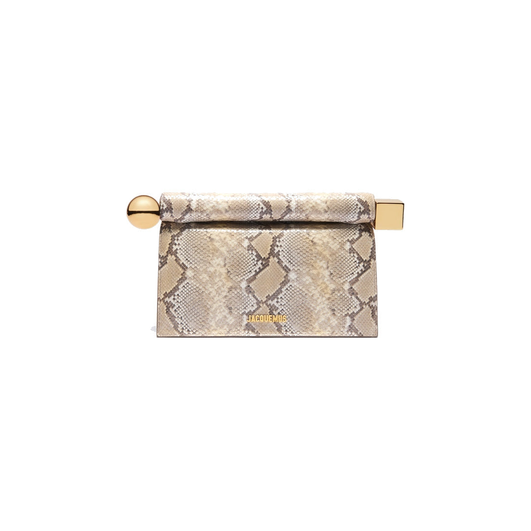 jacquemus The Rond Carré clutch Beige by jacquemus