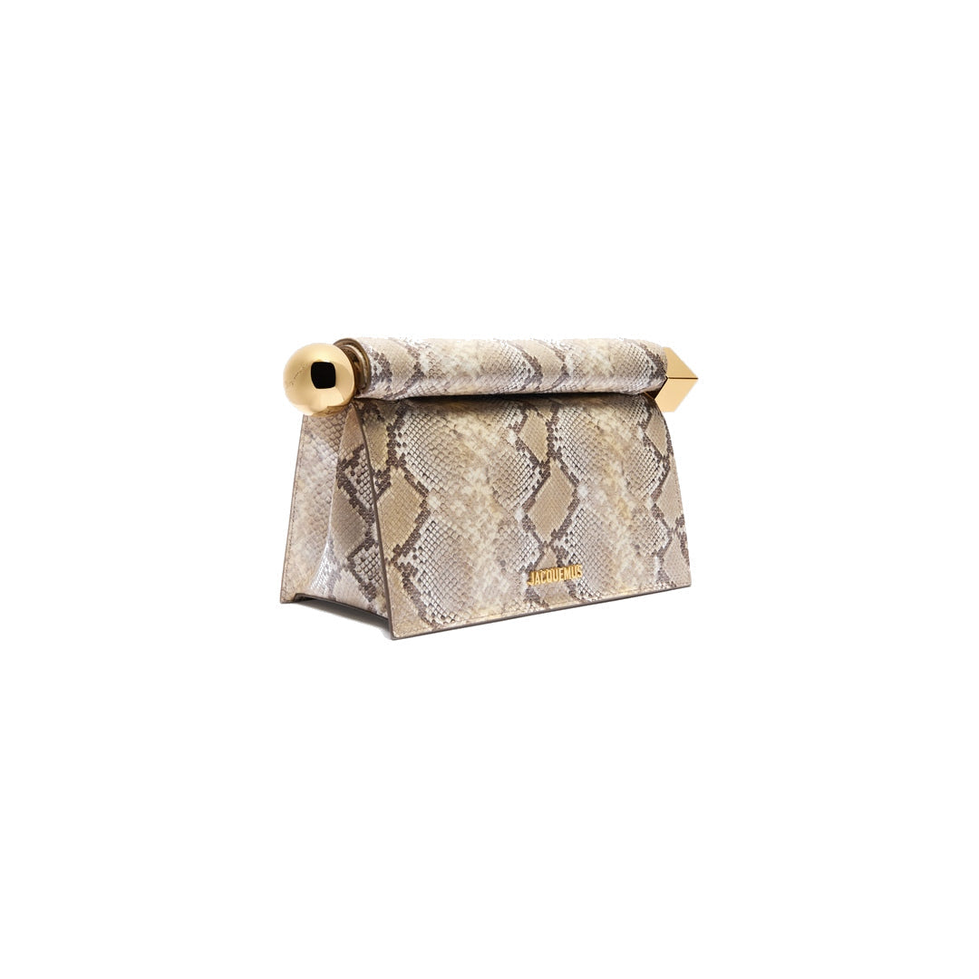 jacquemus The Rond Carré clutch Beige by jacquemus