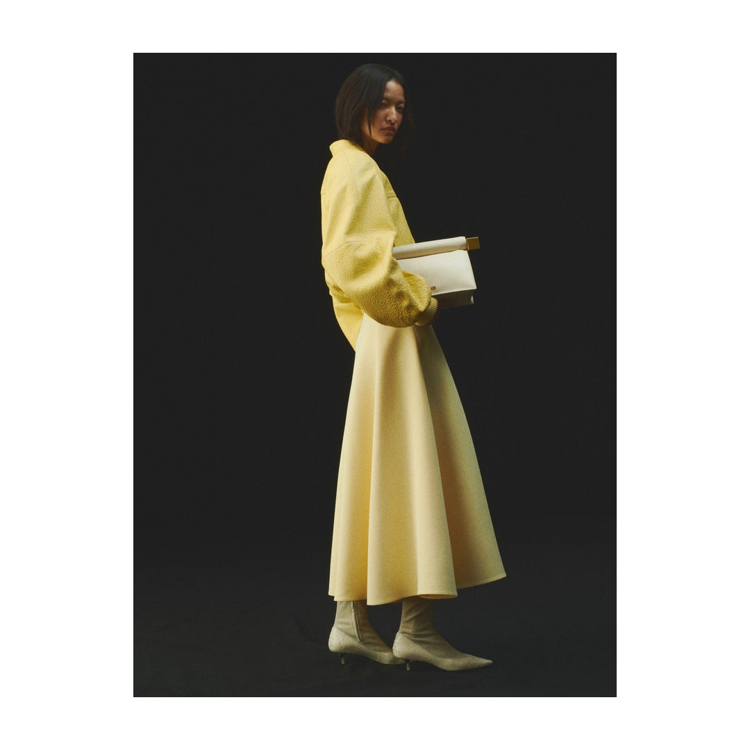 jacquemus The Rond Carré clutch Light Ivory by jacquemus