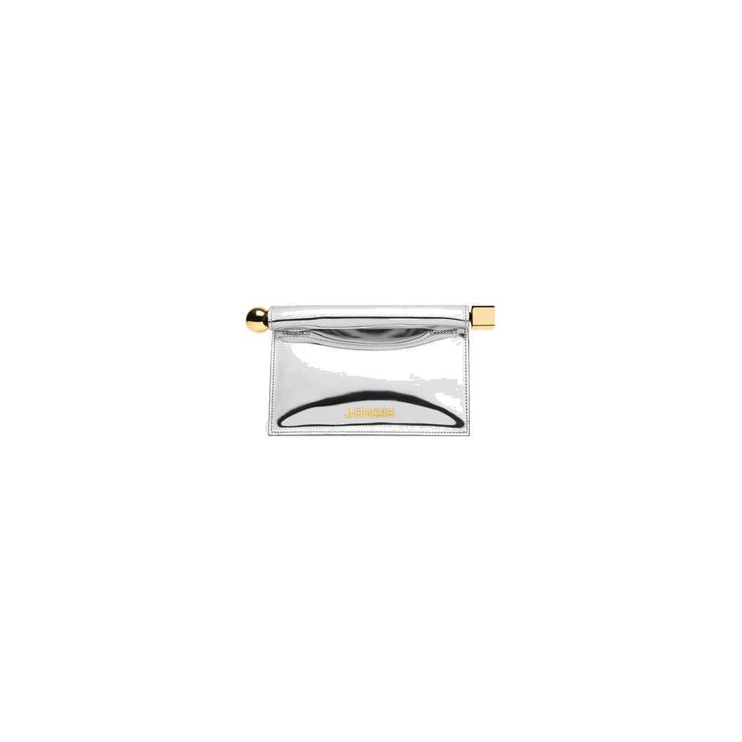 jacquemus The small Rond Carré clutch Silver by jacquemus