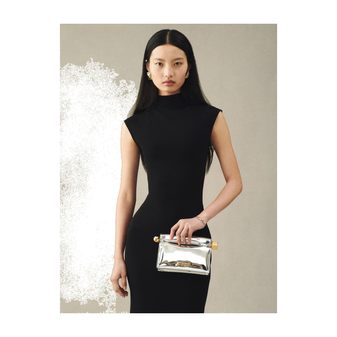 jacquemus The small Rond Carré clutch Silver by jacquemus