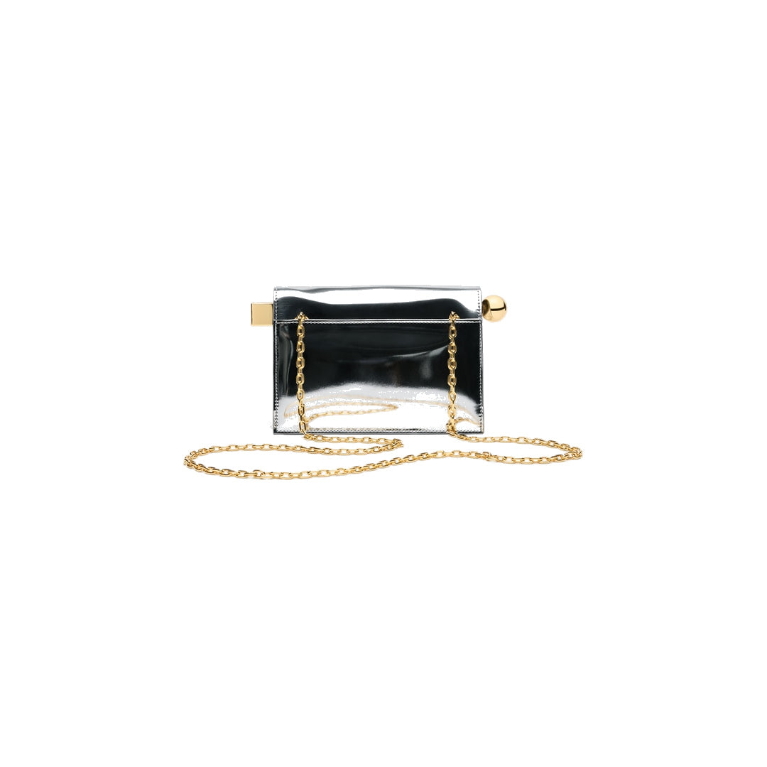 jacquemus The small Rond Carré clutch Silver by jacquemus