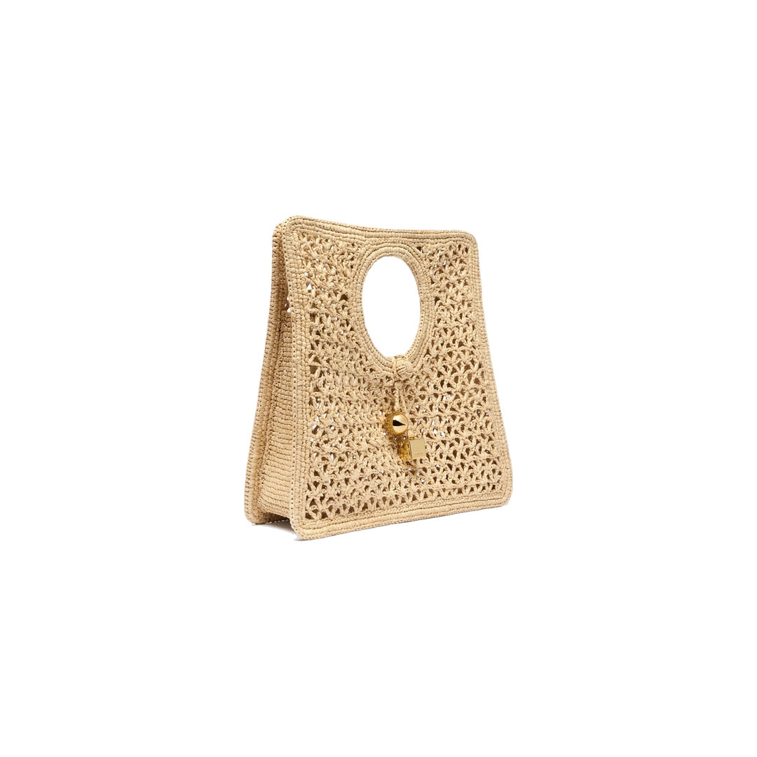 jacquemus The Spiaggia small square bag Natural by jacquemus