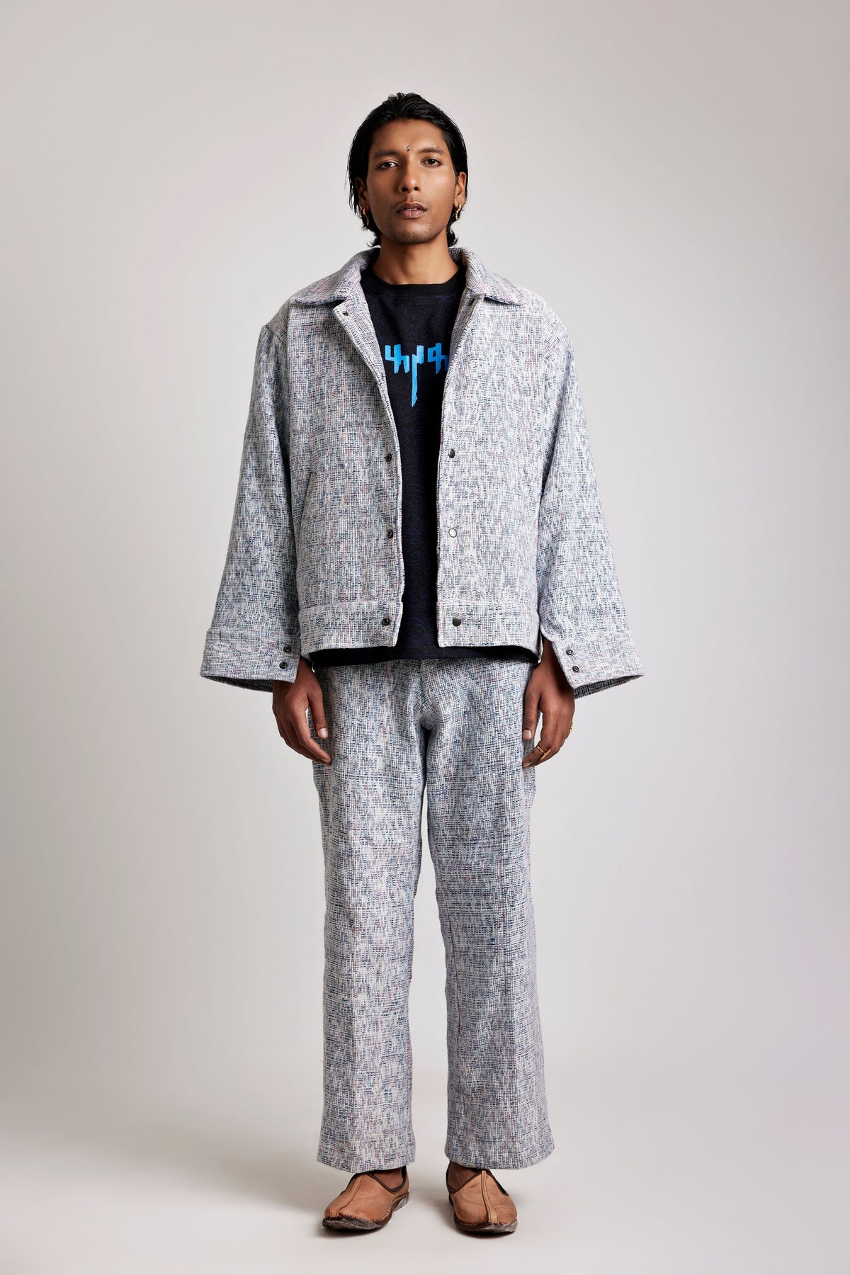 Upcycled Indigo Hand-woven - Jacket by FARAK