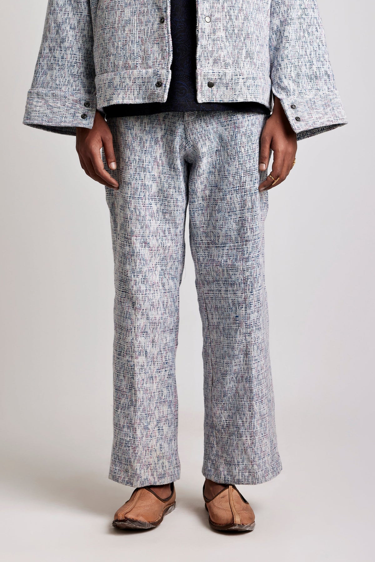 Upcycled Indigo Hand-woven - Pant by FARAK