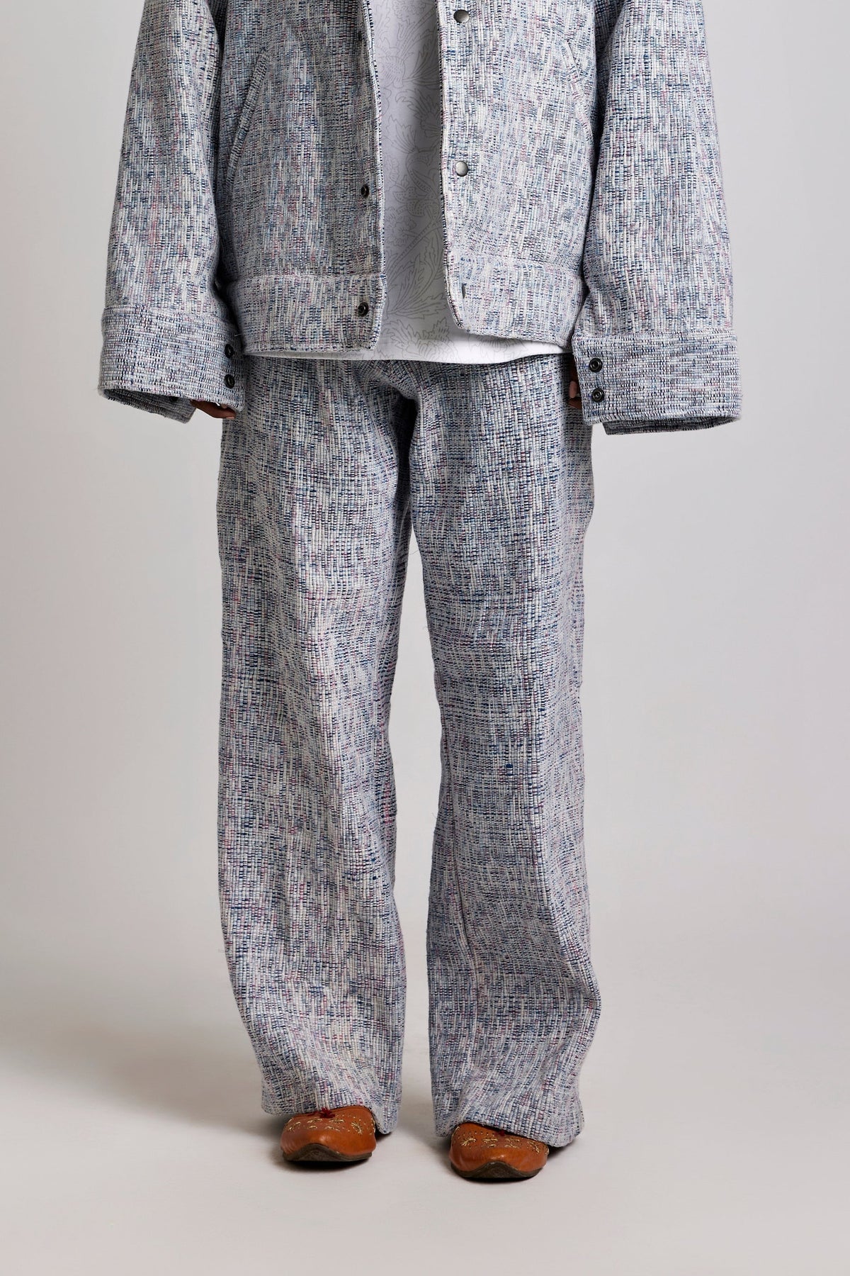 Upcycled Indigo Hand-woven - Pant by FARAK