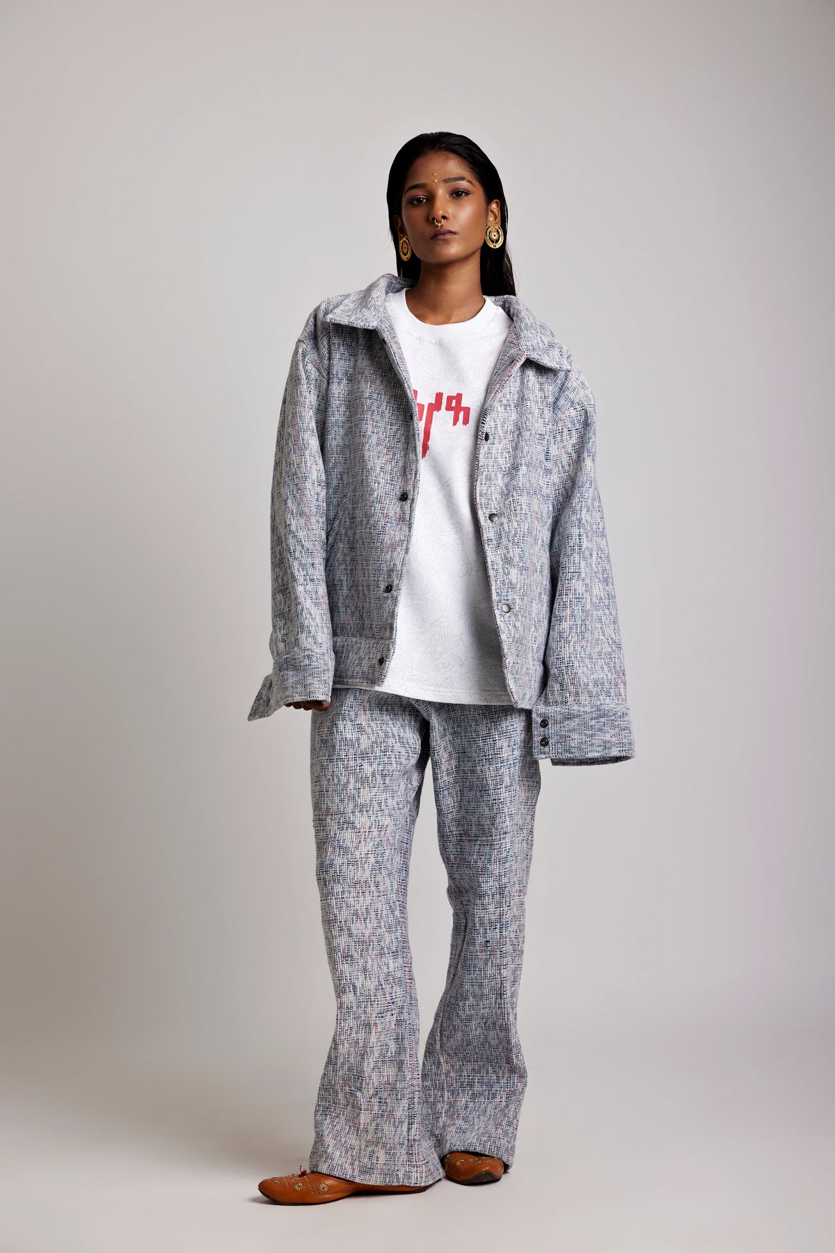 Upcycled Indigo Hand-woven - Jacket by FARAK