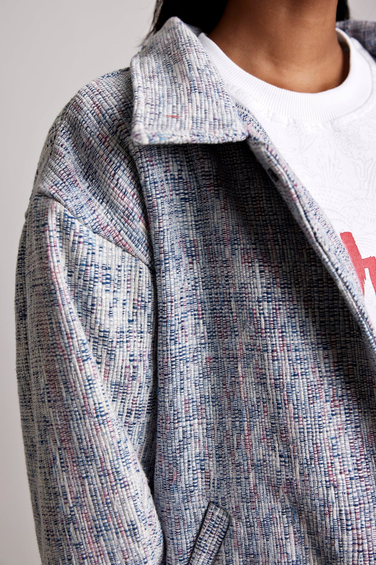 Upcycled Indigo Hand-woven - Jacket by FARAK