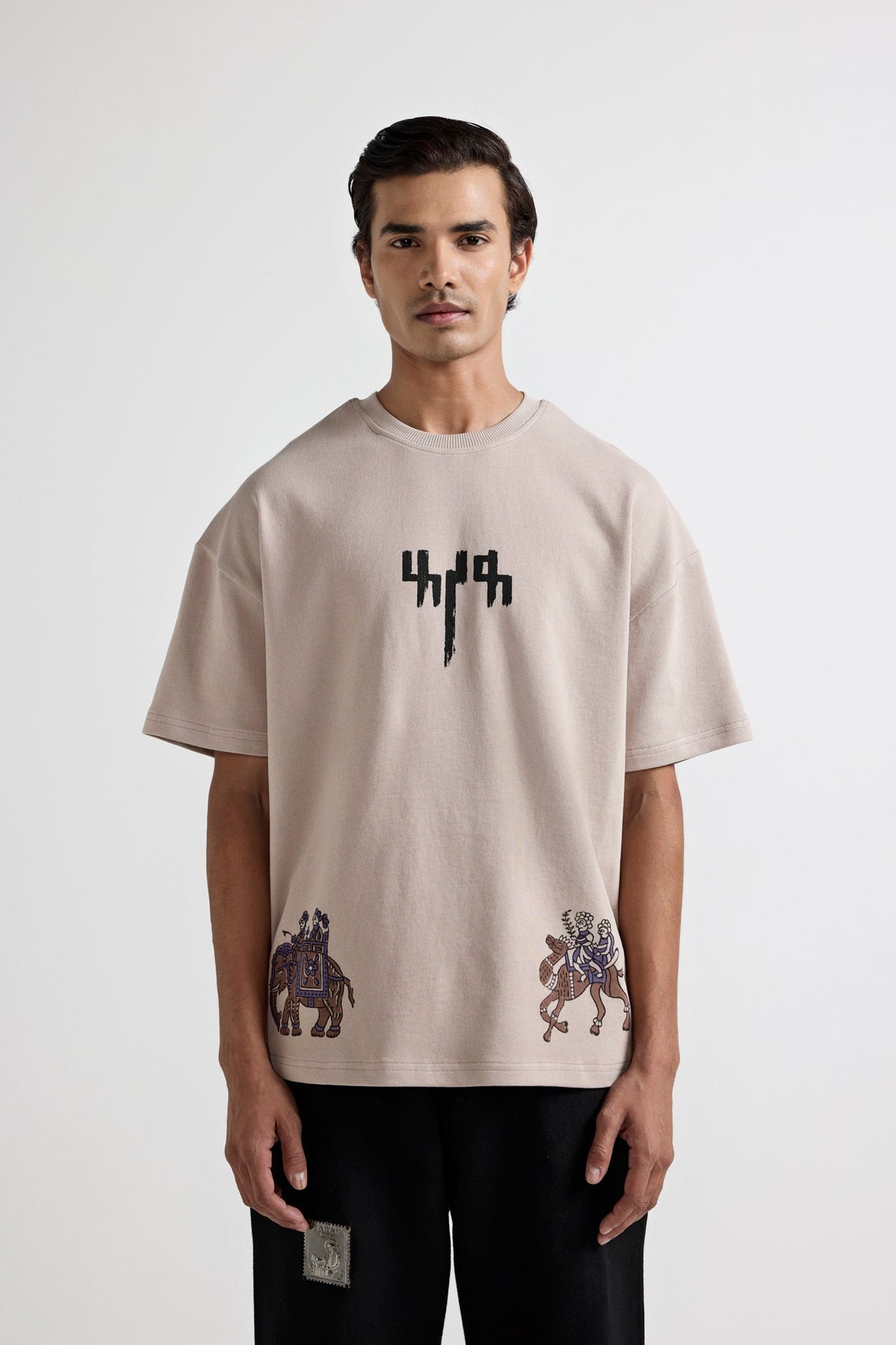 Baraat" Blockprinted T-shirt by FARAK