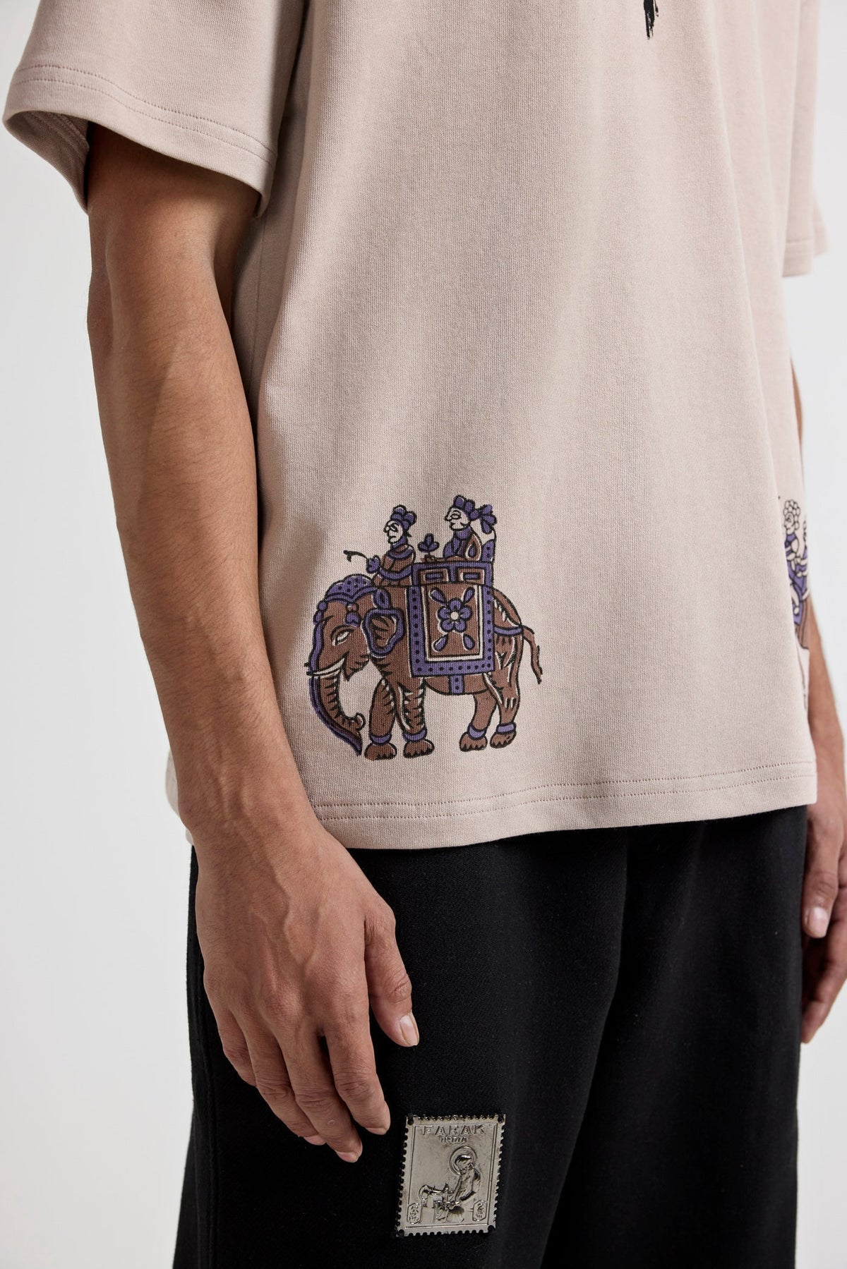 Baraat" Blockprinted T-shirt by FARAK