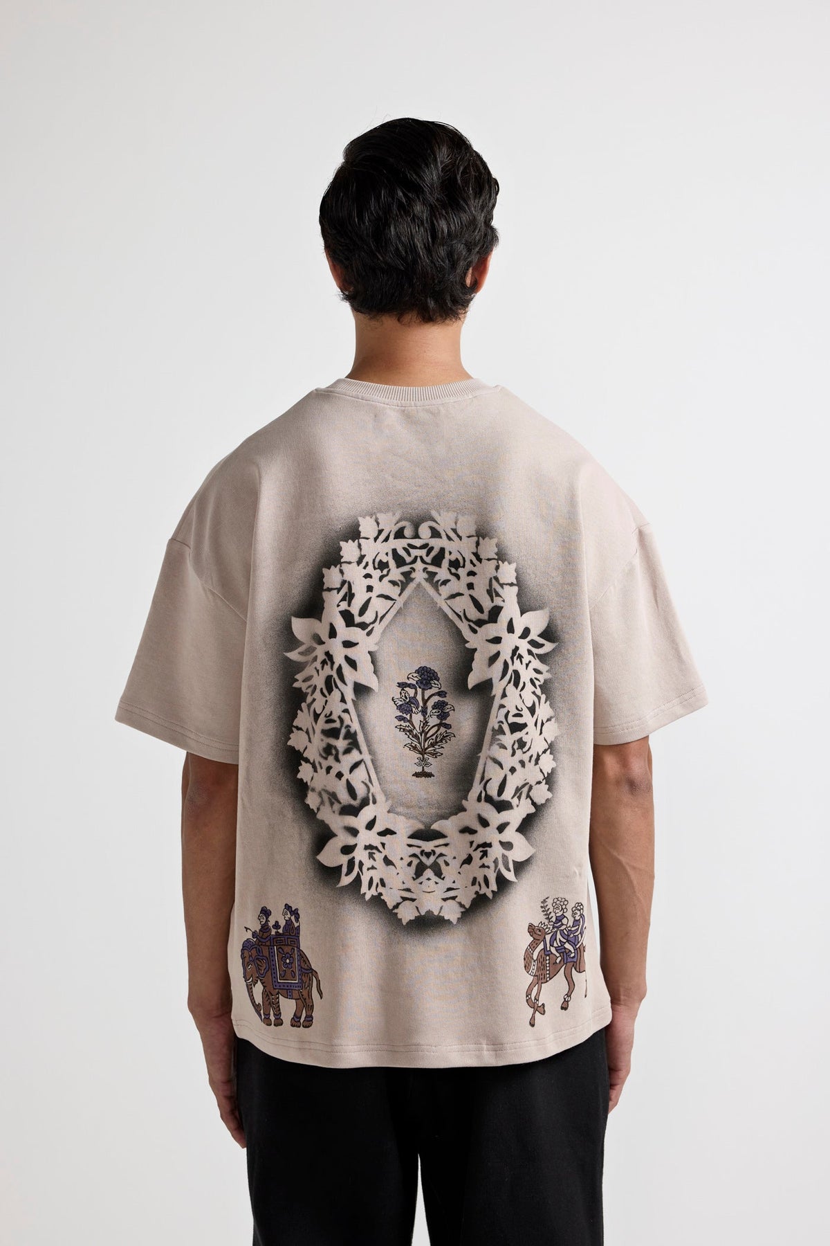 Baraat" Blockprinted T-shirt by FARAK