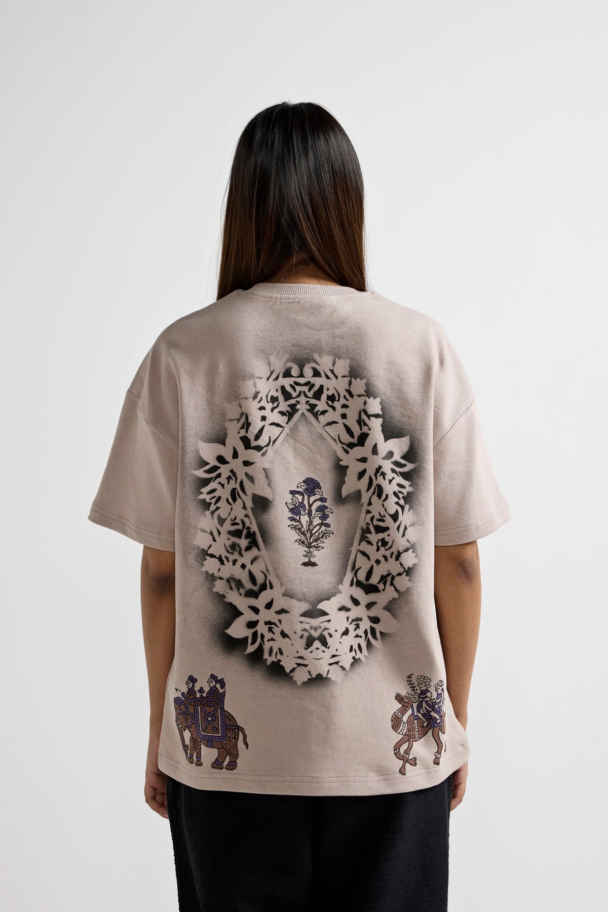 Baraat" Blockprinted T-shirt by FARAK