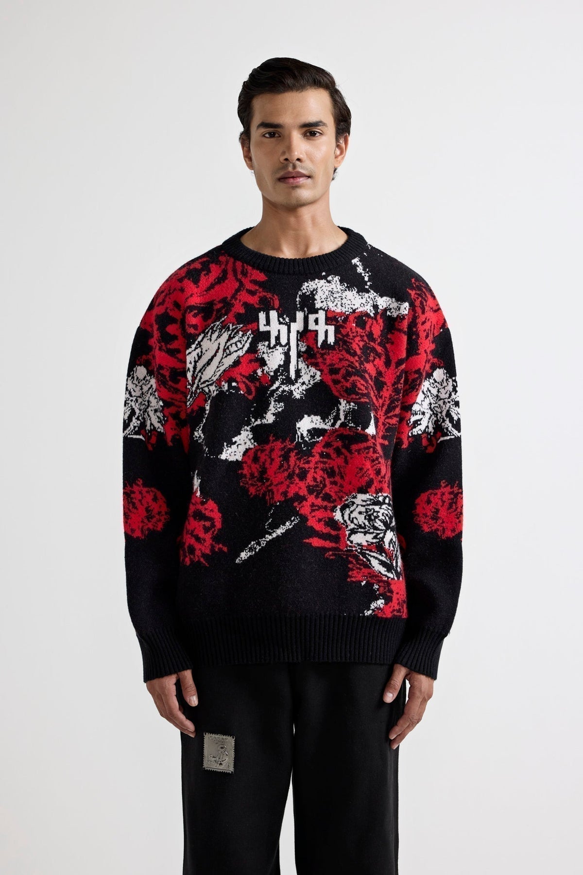 "Hallucination" Knitted Sweatshirt by FARAK