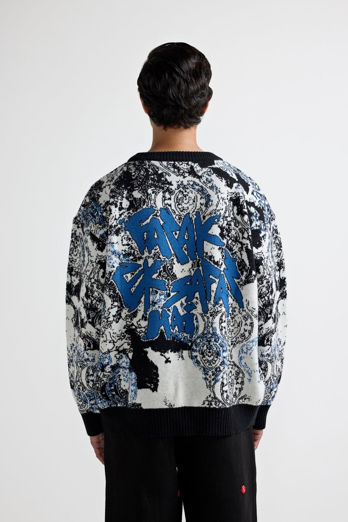 "Farak Ek Safar" Knitted Sweatshirt by FARAK