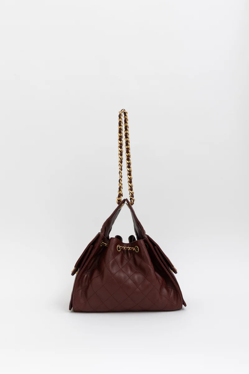 Chanel 25 Small Handbag – Burgundy - Zeuskicks