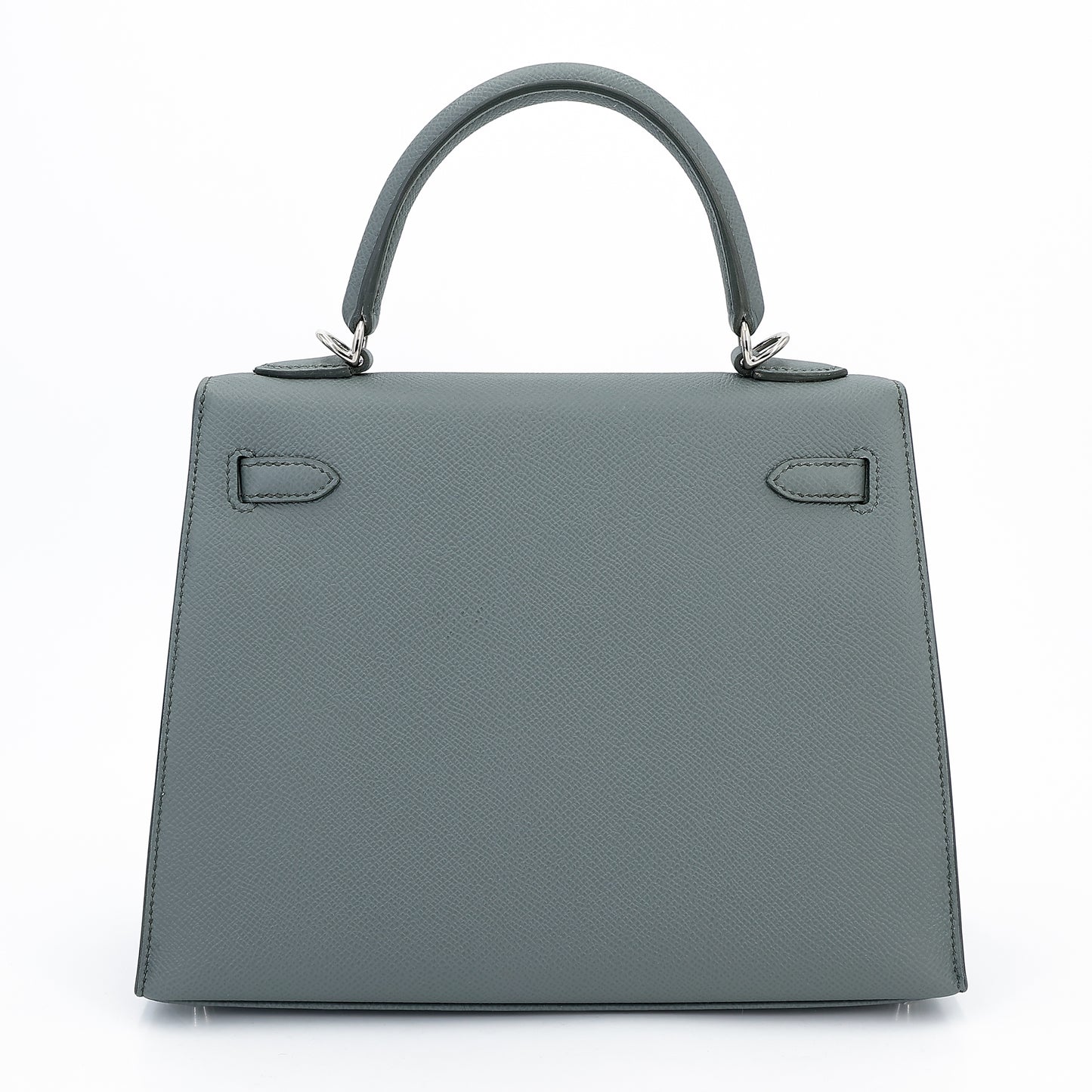 Hermès Kelly 25 Sellier – Vert Amande Epsom Leather with Palladium Hardware - Zeuskicks