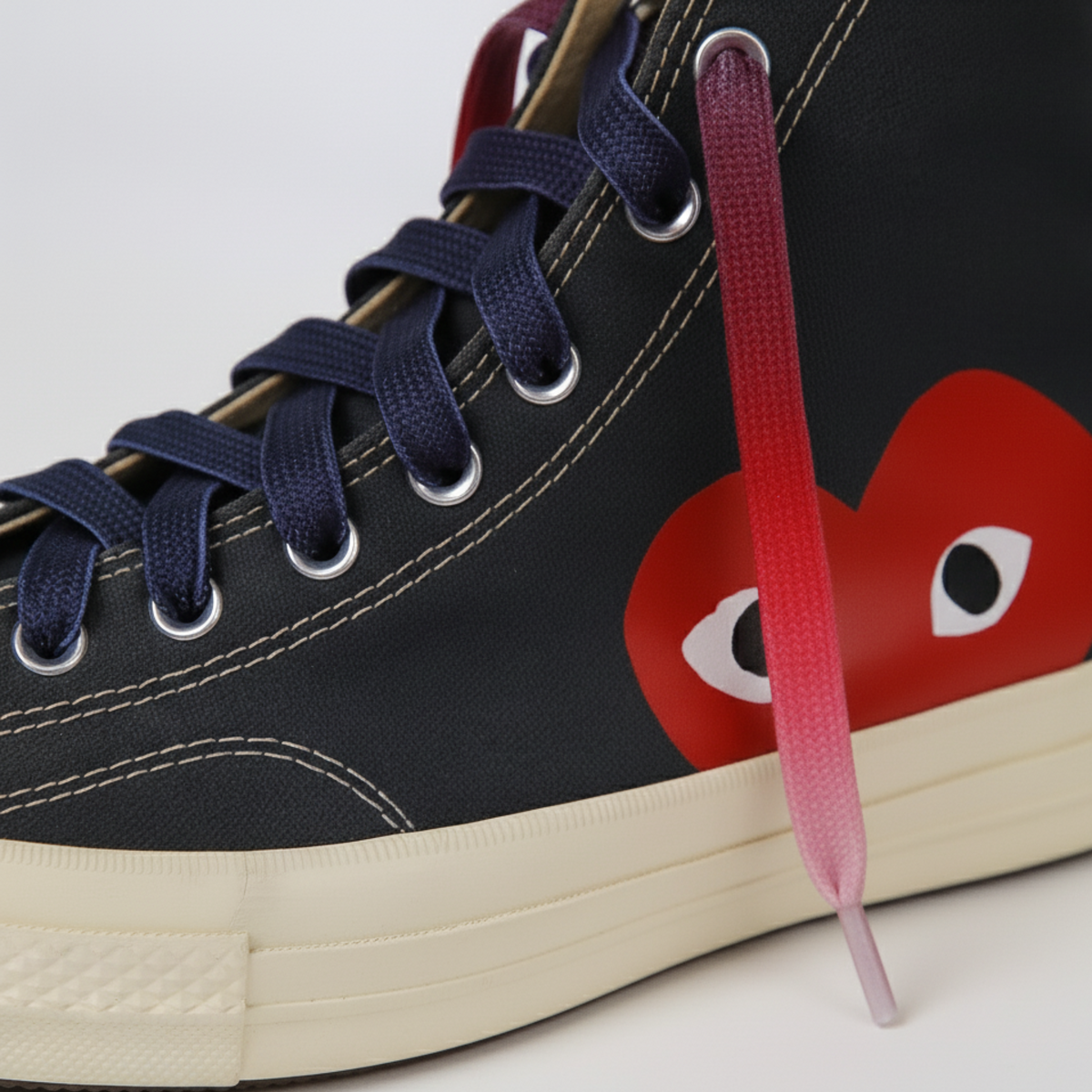 Berry Nebula Gradient Shoelaces | Red - Purple - Light Pink | Premium Gradient Flat Sneaker Laces by KNOTTY by KNOTTY