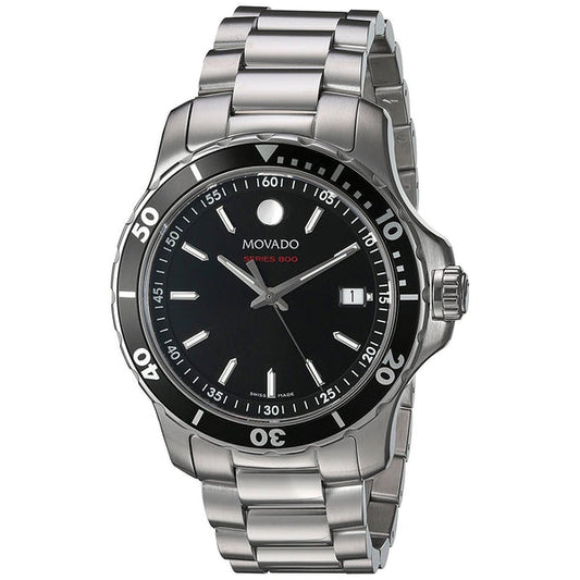 Movado Series 800 2600135 Black Dial 40 mm Watch