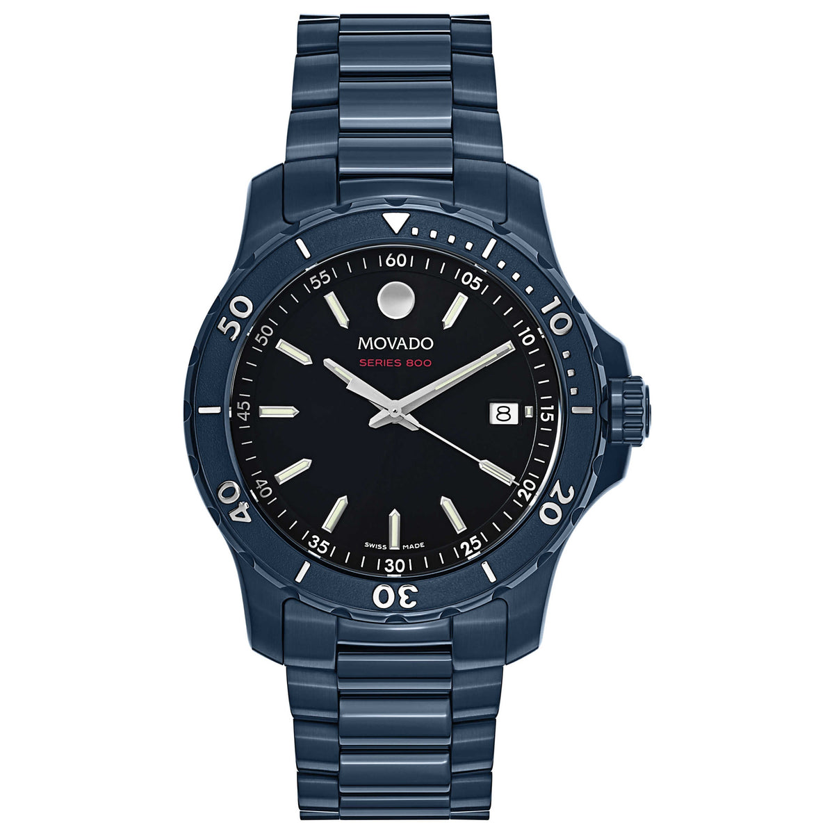 Movado Series 800 2600139 Black Dial Blue 40 mm Watch