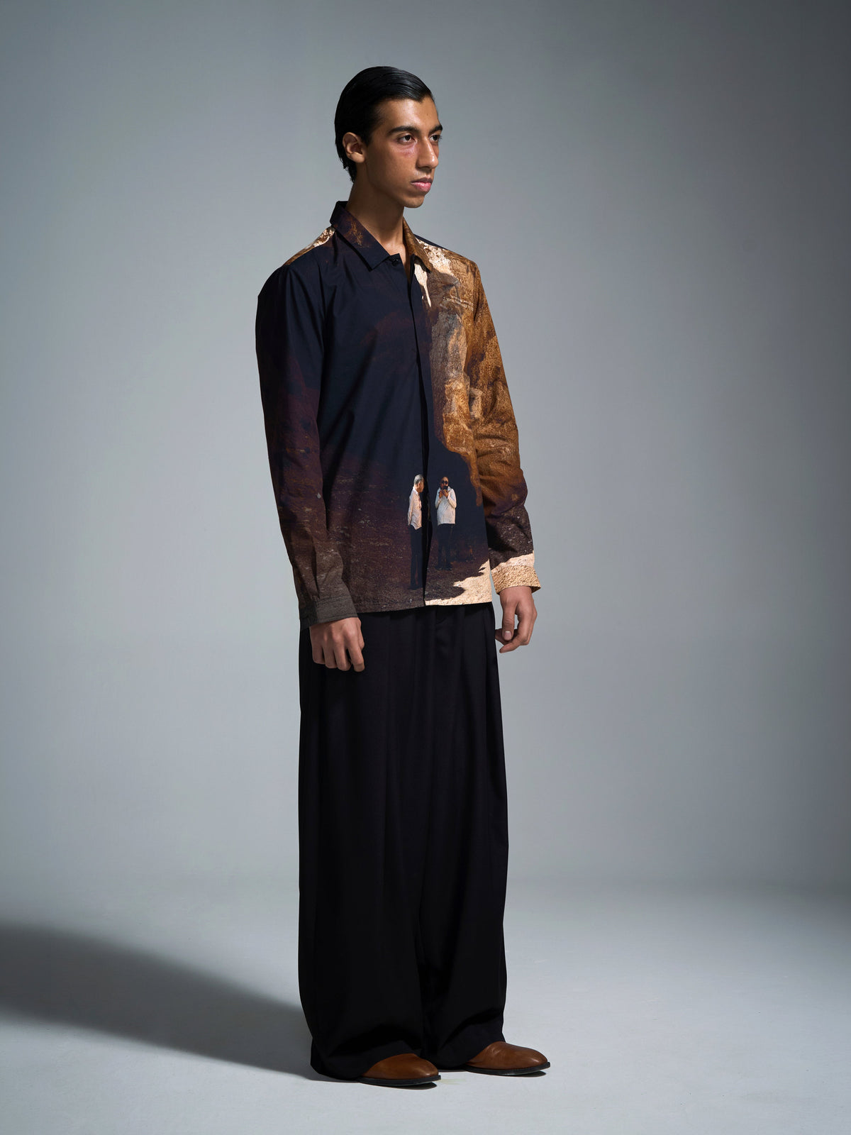 Kazakh shirt by HUEMN