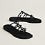 Hermès Mykonos Sandals – Black Waterproof TPU Edition
