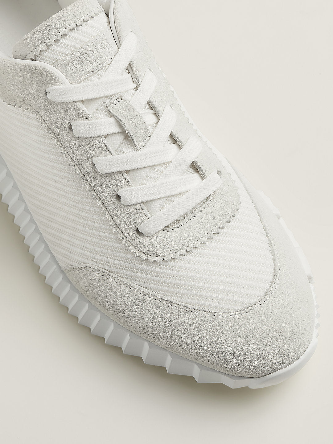Hermès Bouncing sneaker in Blanc – above view