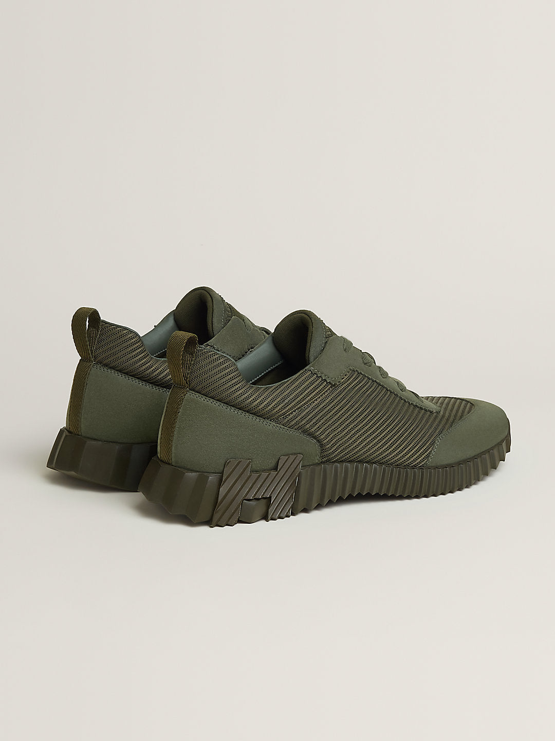 Hermès Bouncing sneaker in Vert Véronèse – back view