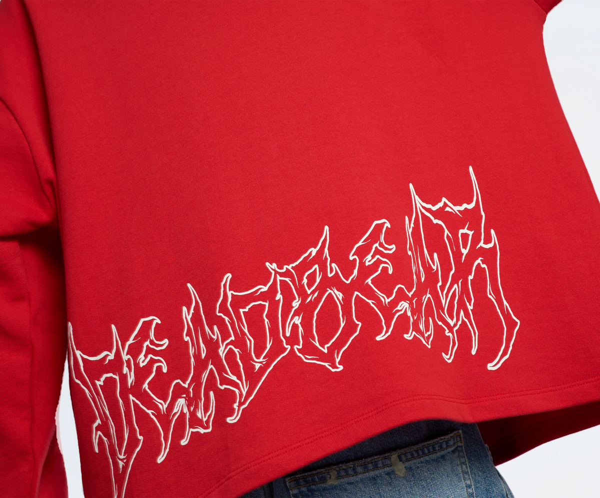 Flames 2.0 Tee Red by DEADBEAR