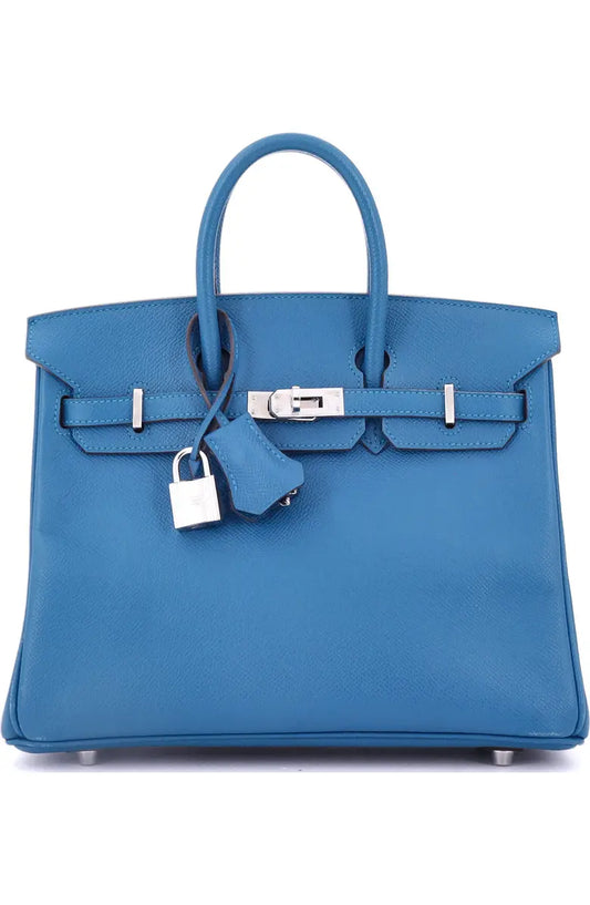 Hermès Birkin 25 – Mykonos Blue Epsom Leather - Zeuskicks