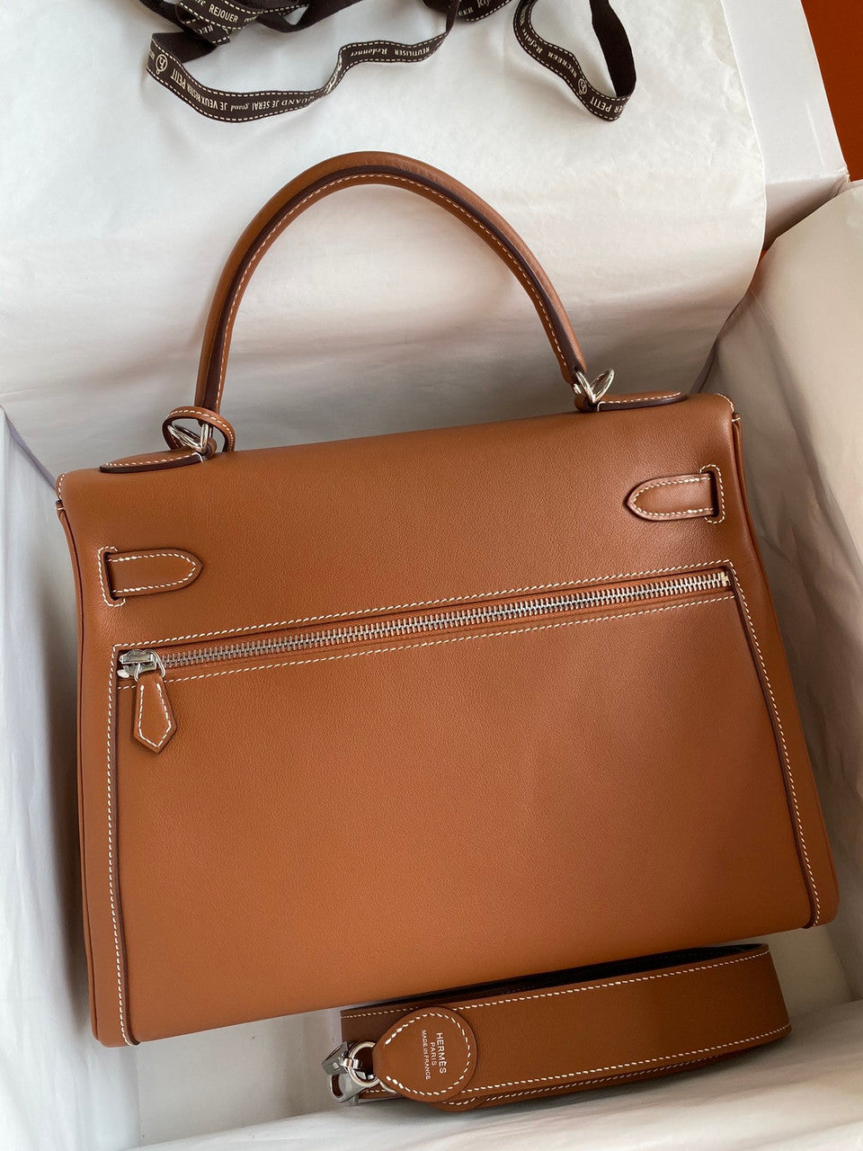 Hermès Kelly Lakis 32 – Gold Epsom Leather with Palladium Hardware (2020)