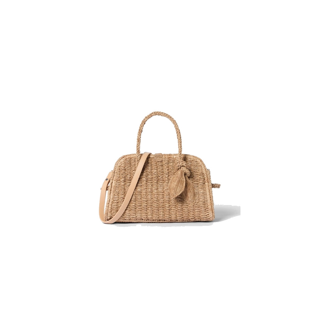 jacquemus The small raffia Turismo Beige by jacquemus