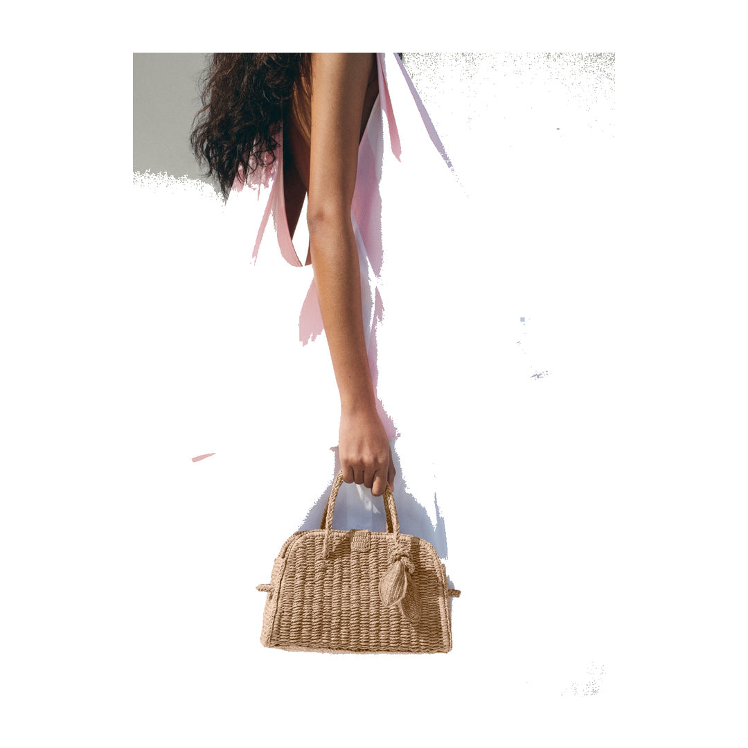 jacquemus The small raffia Turismo Beige by jacquemus