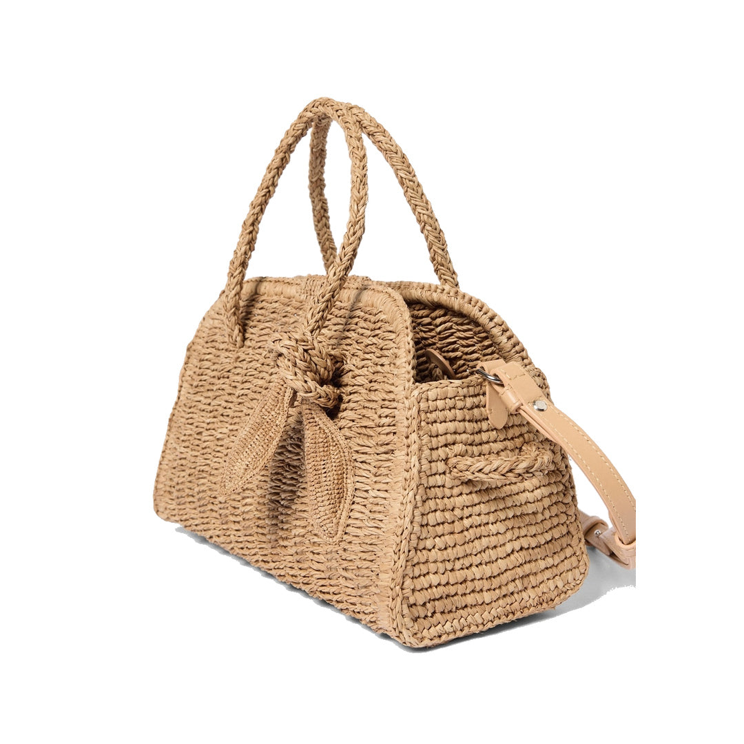 jacquemus The small raffia Turismo Beige by jacquemus