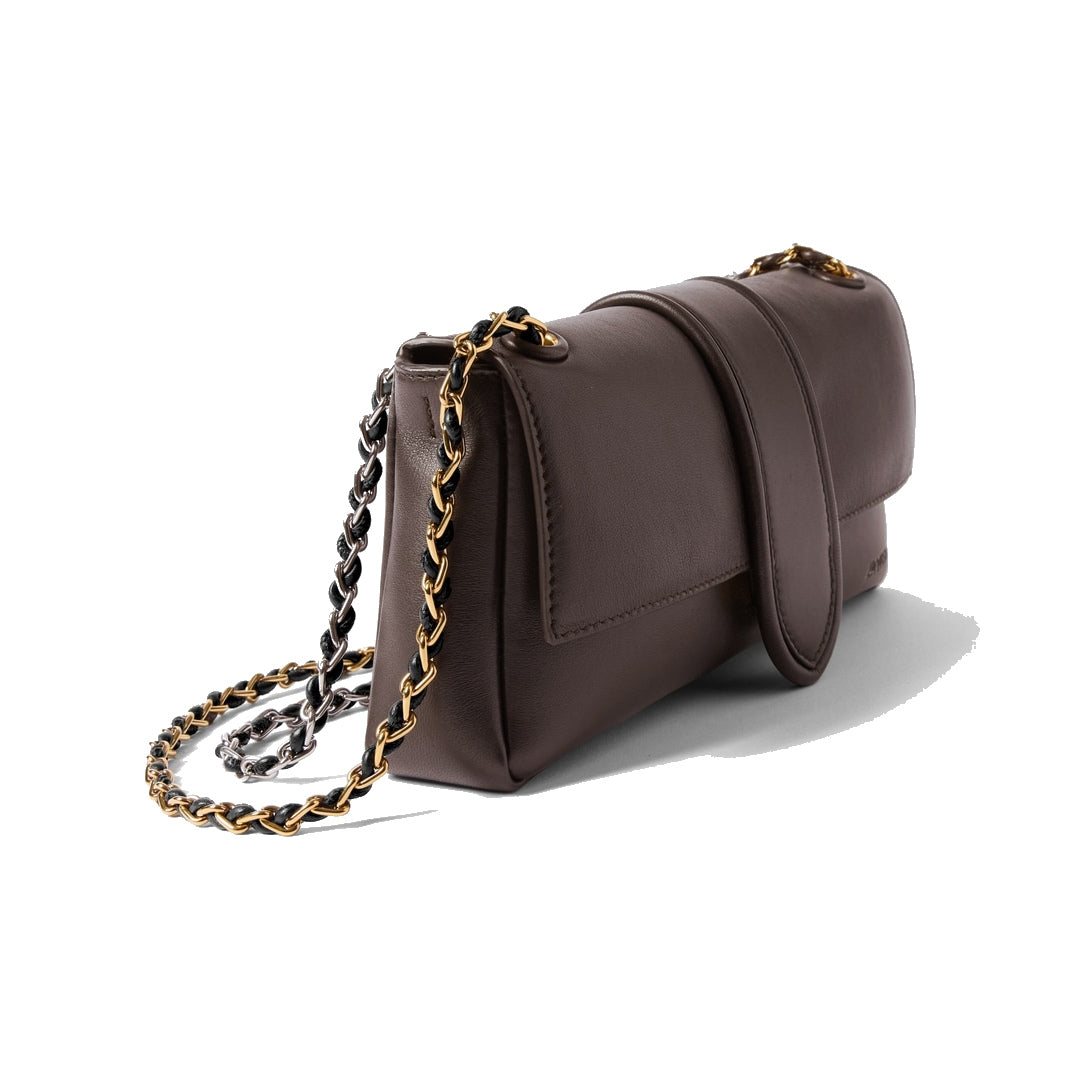 jacquemus The Bambino Chaîne Midnight Brown by jacquemus