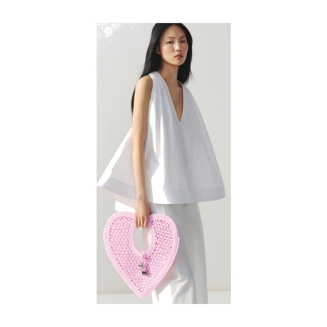 jacquemus The Spiaggia Coeur Light Pink by jacquemus
