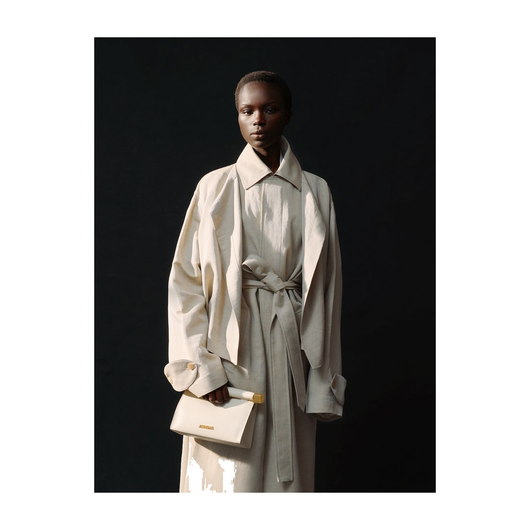 jacquemus The Rond Carré bag Light Ivory by jacquemus