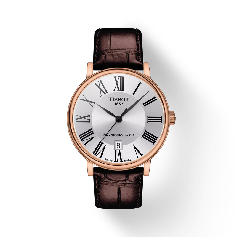 Men’s Tissot Carson Premium Powermatic 80 T122.407.36.033.00 Automatic Watch - Zeuskicks