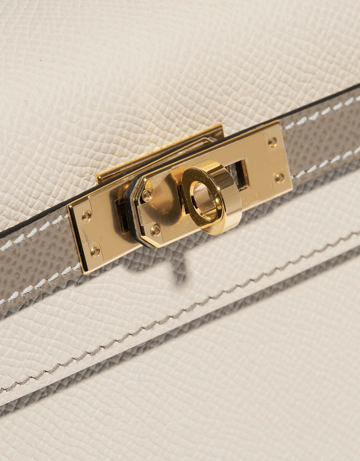 Reference only, different item: Hermes Kelly HSS 25 Epsom Craie / Gris Asphalte; website photo 8